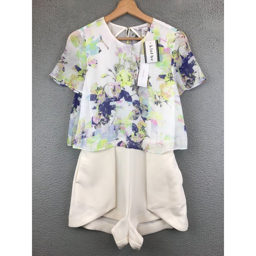 New BCBGeneration Womens‎ Floral Print Romper size 4